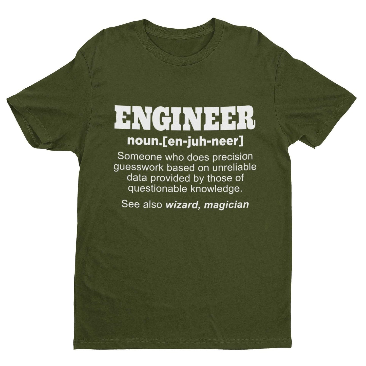 Funny T-Shirt Engineer Dictionary Definition Novelty Worker Staff Work Gift T-Shirt
