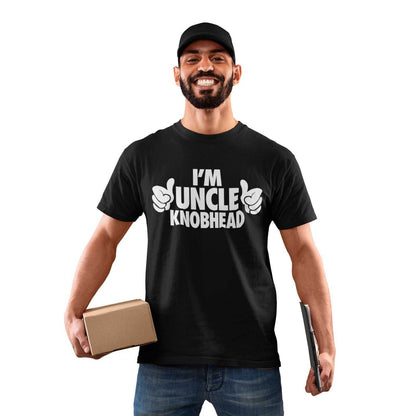 Funny T-Shirt I'm Uncle Knobhead Rude Joke Gift Novelty Laugh T-Shirt