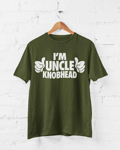 Funny T-Shirt I'm Uncle Knobhead Rude Joke Gift Novelty Laugh T-Shirt