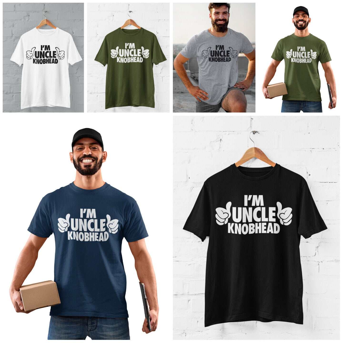 Funny T-Shirt I'm Uncle Knobhead Rude Joke Gift Novelty Laugh T-Shirt