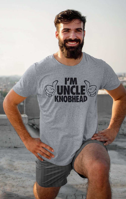 Funny T-Shirt I'm Uncle Knobhead Rude Joke Gift Novelty Laugh T-Shirt