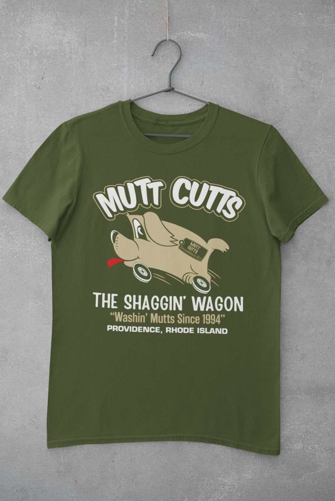 Funny T-Shirt Mutt Cutts Shaggin Wagon Dumber Dumb Retro Movie 1994 Joke Gift T-Shirt