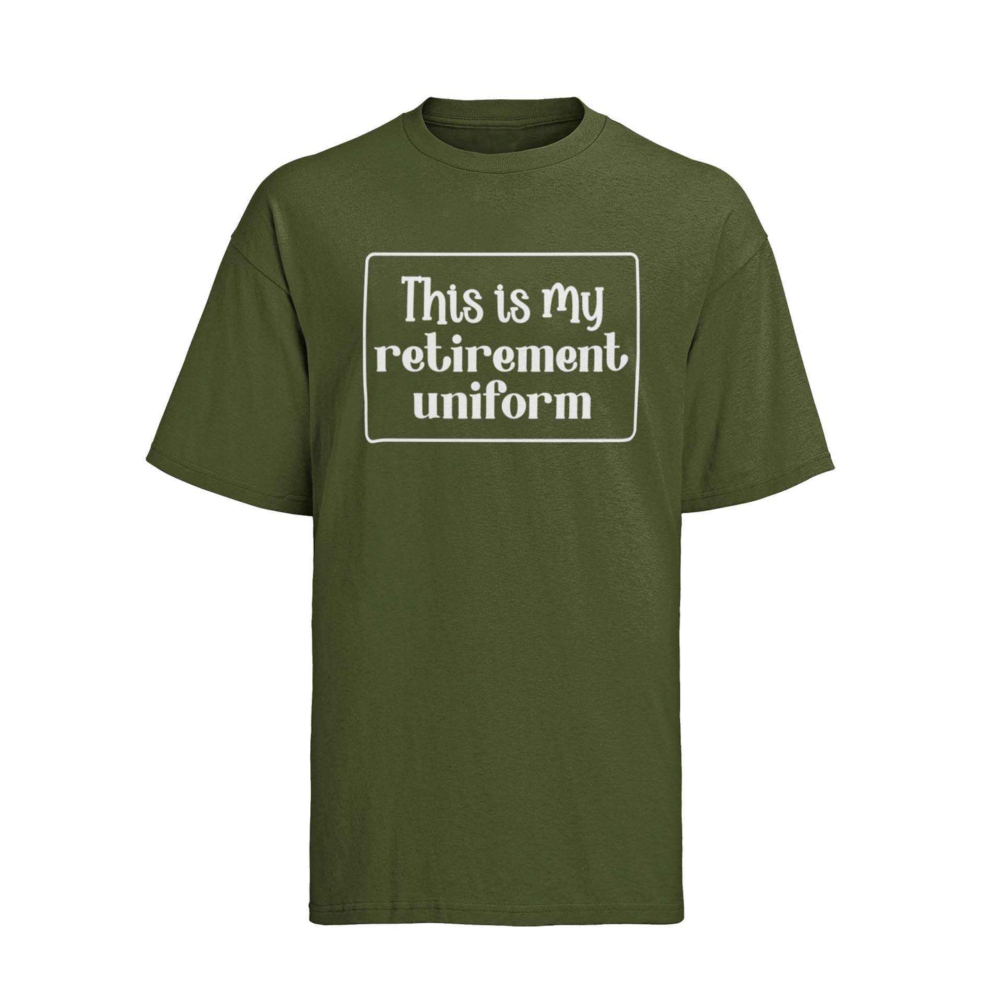 Funny This Is My Retirement Uniform Novelty T-Shirt Gift Retiree T-Shirt