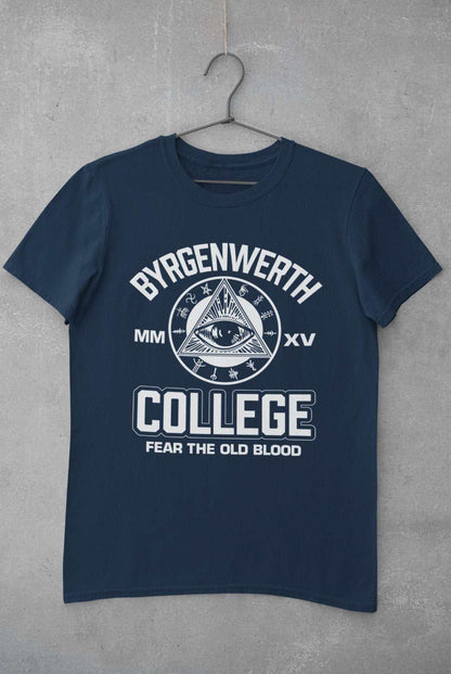 Funny Video Games Gamer T-Shirt Byrgenwerth College Retro Gift PC Gaming T-Shirt
