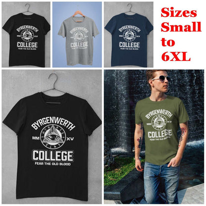 Funny Video Games Gamer T-Shirt Byrgenwerth College Retro Gift PC Gaming T-Shirt