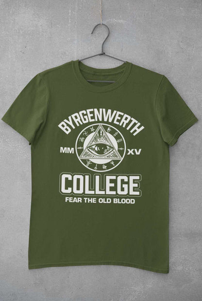 Funny Video Games Gamer T-Shirt Byrgenwerth College Retro Gift PC Gaming T-Shirt