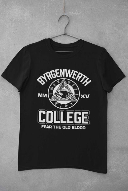 Funny Video Games Gamer T-Shirt Byrgenwerth College Retro Gift PC Gaming T-Shirt