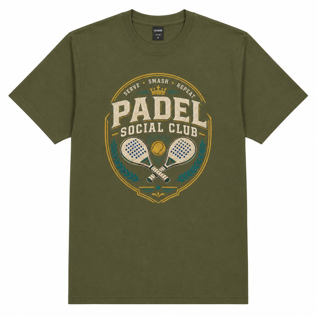 Galaxy Tees Padel Social Club T-Shirt, Vintage Racket Sport Tee
