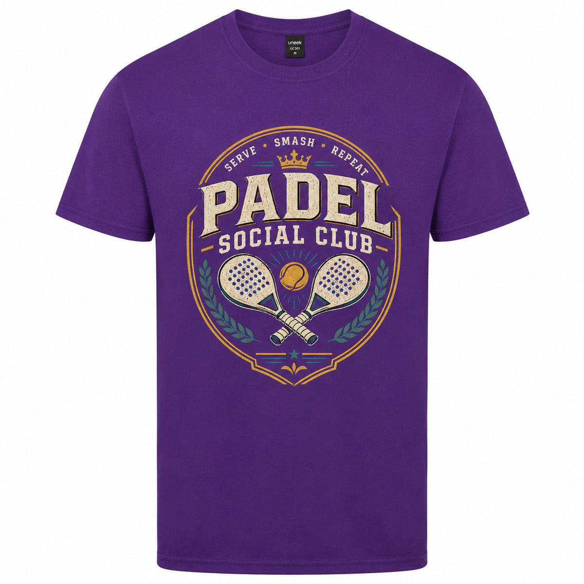 Galaxy Tees Padel Social Club T-Shirt, Vintage Racket Sport Tee