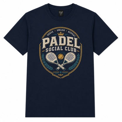Galaxy Tees Padel Social Club T-Shirt, Vintage Racket Sport Tee