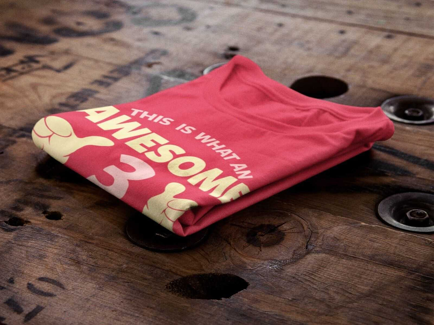 Girls 3rd Birthday T-Shirt This Is What An Awesome 3 Year Old Looks Like Gift