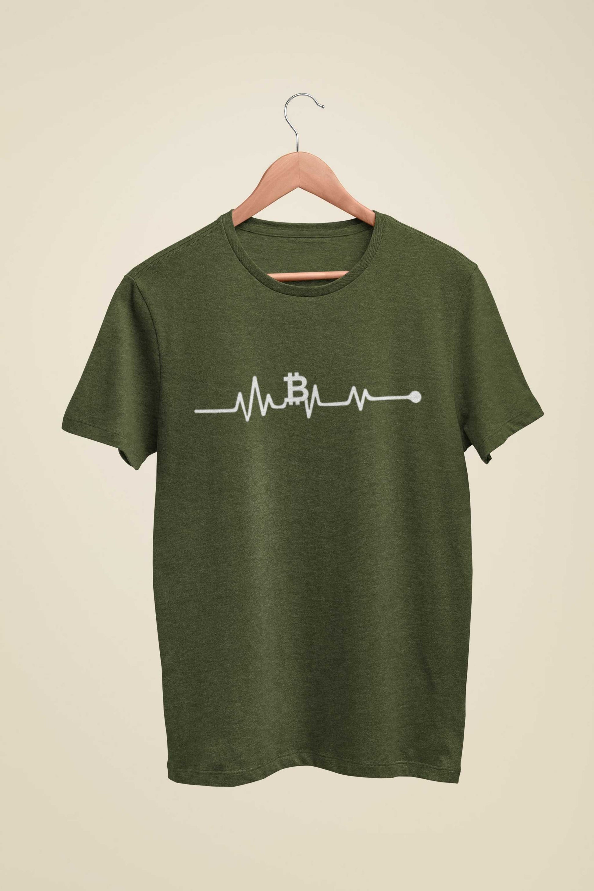 Bitcoin Heartbeat ECG T-Shirt - Crypto Lover & Trader GiftGalaxy Tees