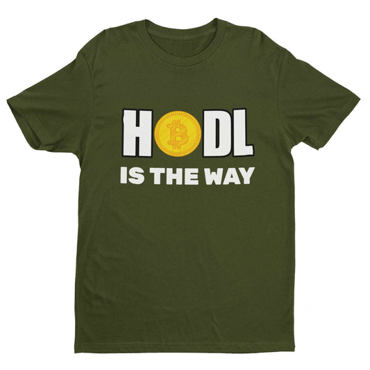 HODL Bitcoin T-Shirt - Crypto Enthusiast T-Shirt for Blockchain Investors T-Shirt