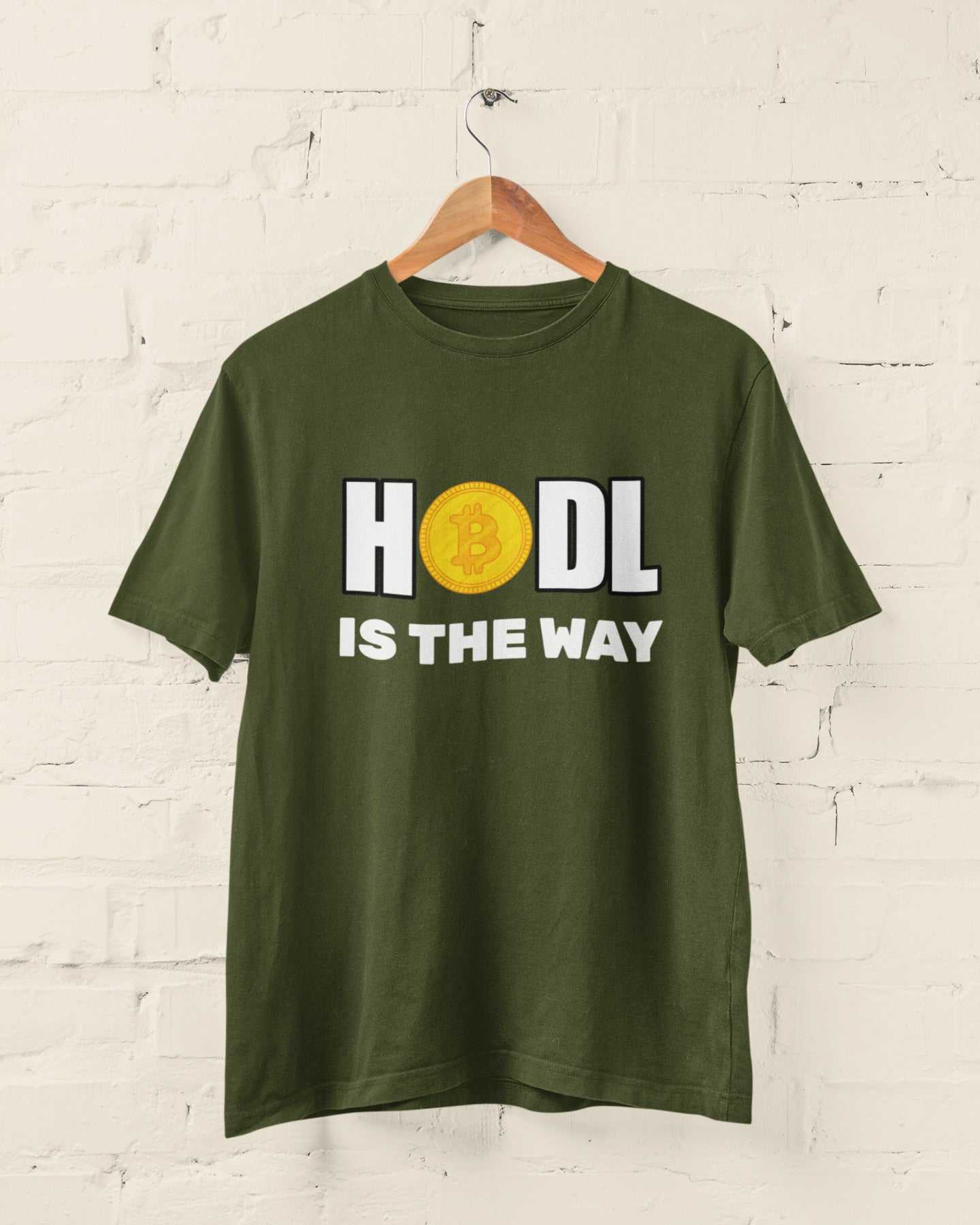 HODL Bitcoin T-Shirt - Crypto Enthusiast T-Shirt for Blockchain Investors T-Shirt
