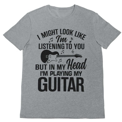 In My Head I'm Playing Guitar T-Shirt, supporting product image 6