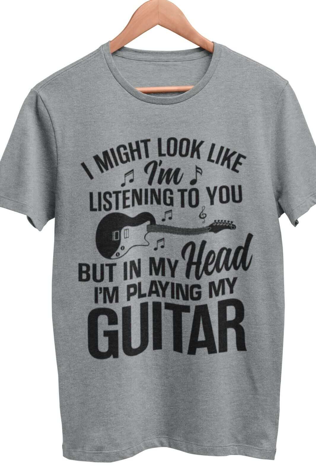 In My Head I'm Playing Guitar T-Shirt, supporting product image 5