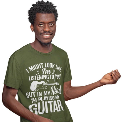In My Head I'm Playing Guitar T-Shirt, supporting product image 1