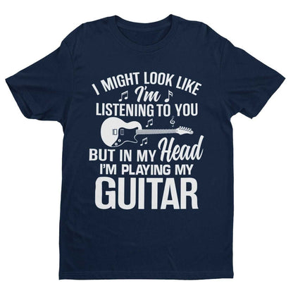 In My Head I'm Playing Guitar T-Shirt, supporting product image 12