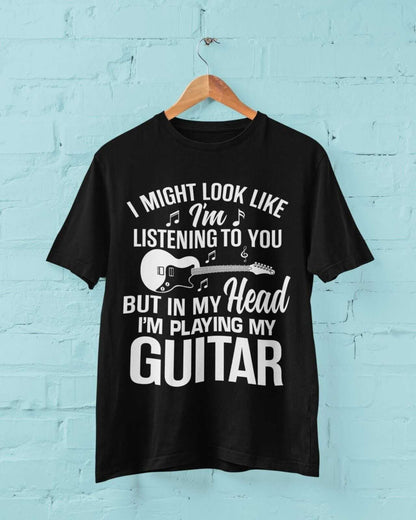 In My Head I'm Playing Guitar T-Shirt, supporting product image 2