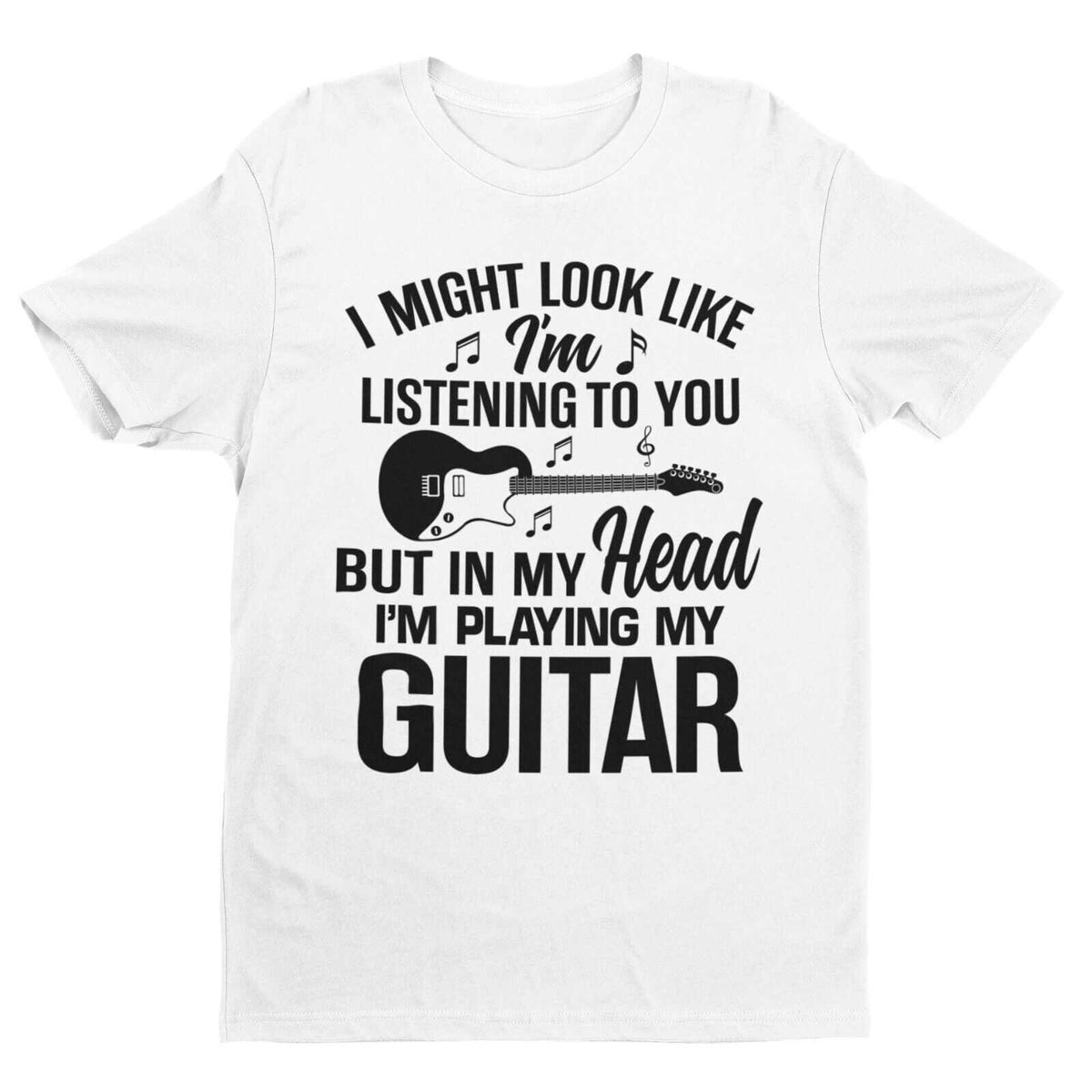 In My Head I'm Playing Guitar T-Shirt, supporting product image 10