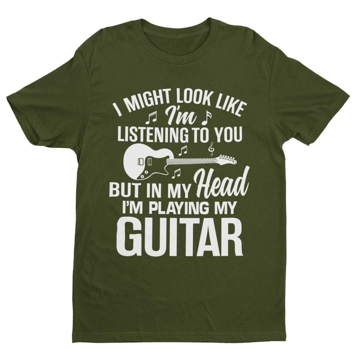 In My Head I'm Playing Guitar T-Shirt, supporting product image 11