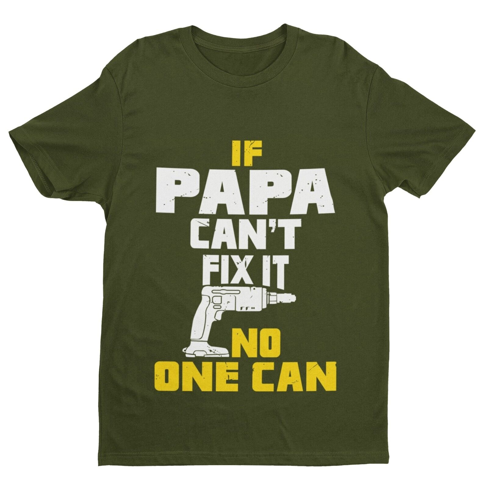 If PAPA Cant Fix It No One Can Funny T-Shirt Fathers Day Gift DIY Present T-Shirt
