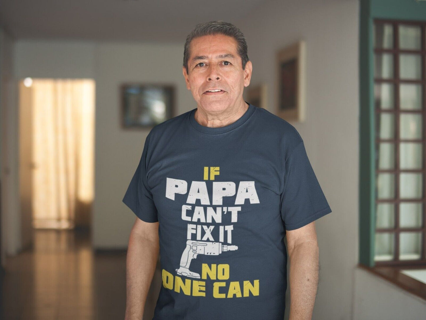 If PAPA Cant Fix It No One Can Funny T-Shirt Fathers Day Gift DIY Present T-Shirt