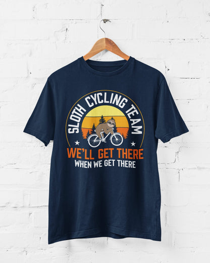 Sloth Cycling Team T-Shirt: Funny Cyclist Gift - product image 4