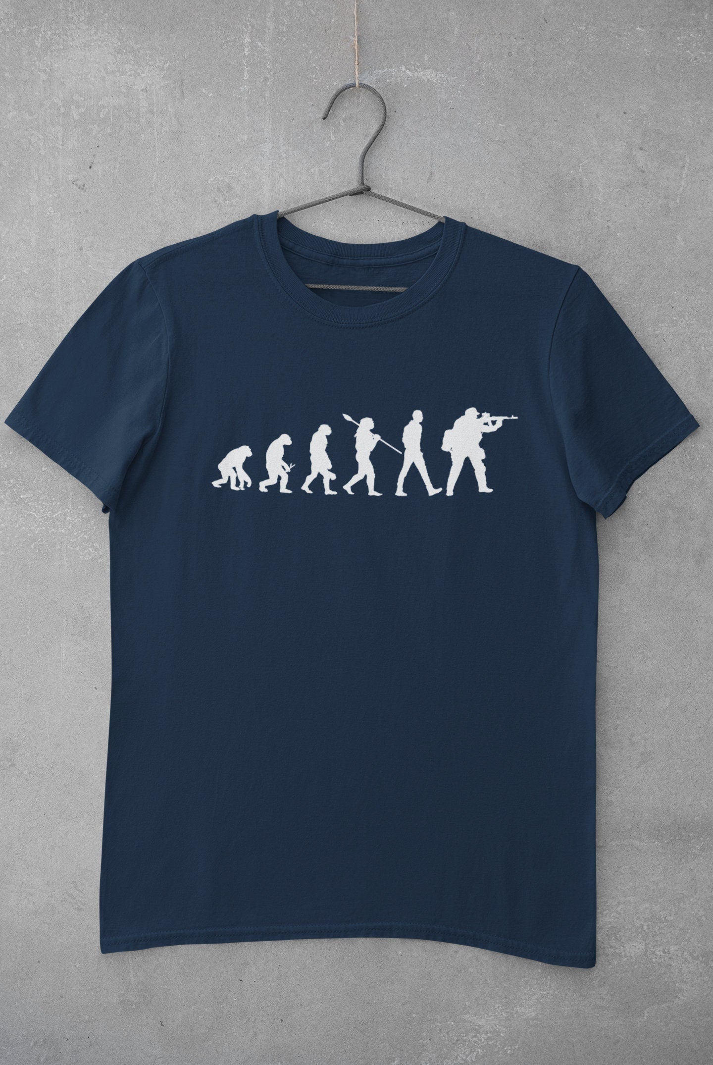 Evolution of Army T-Shirt: Darwin Style British Soldier Tee - product image 2