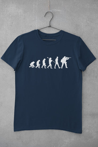 Evolution of Army T-Shirt: Darwin Style British Soldier Tee - product image 2