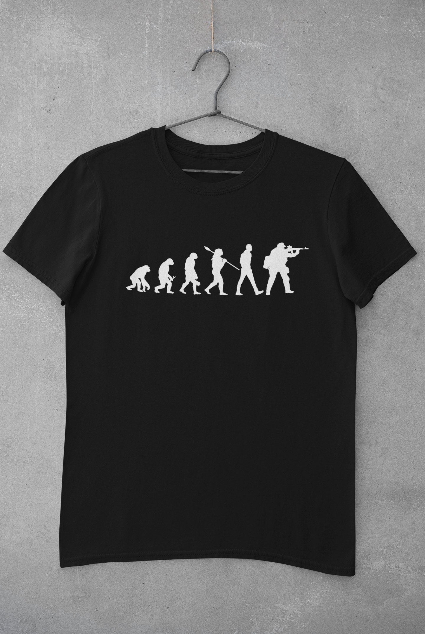 Evolution of Army T-Shirt: Darwin Style British Soldier Tee - product image 3