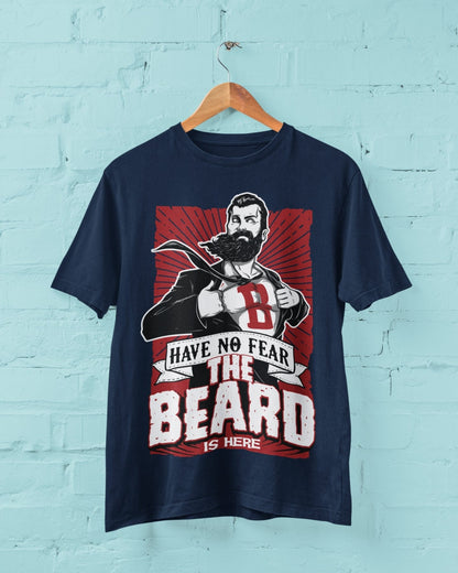 Funny T-Shirt Have No Fear The Beard Is Here joke top beard gifts - product image 5