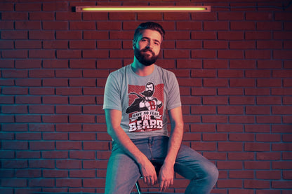 Funny T-Shirt Have No Fear The Beard Is Here joke top beard gifts - product image 7