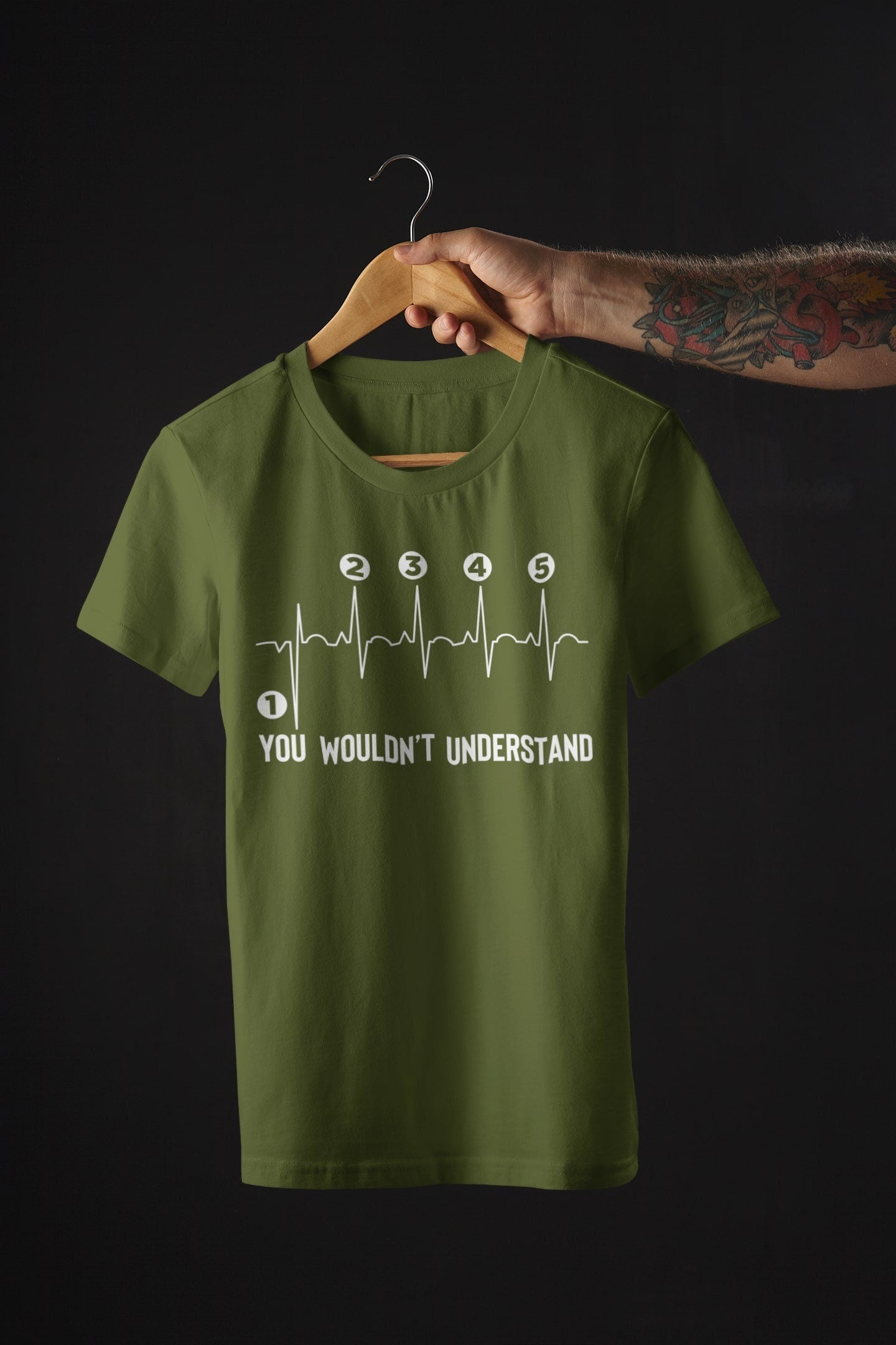 Biker Heart Beat - You Wouldn't Understand Biker T-Shirt - product image 2