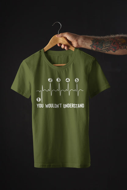 Biker Heart Beat - You Wouldn't Understand Biker T-Shirt - product image 2