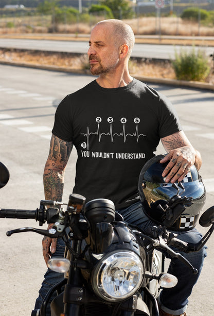 Biker Heart Beat - You Wouldn't Understand Biker T-Shirt - product image 6