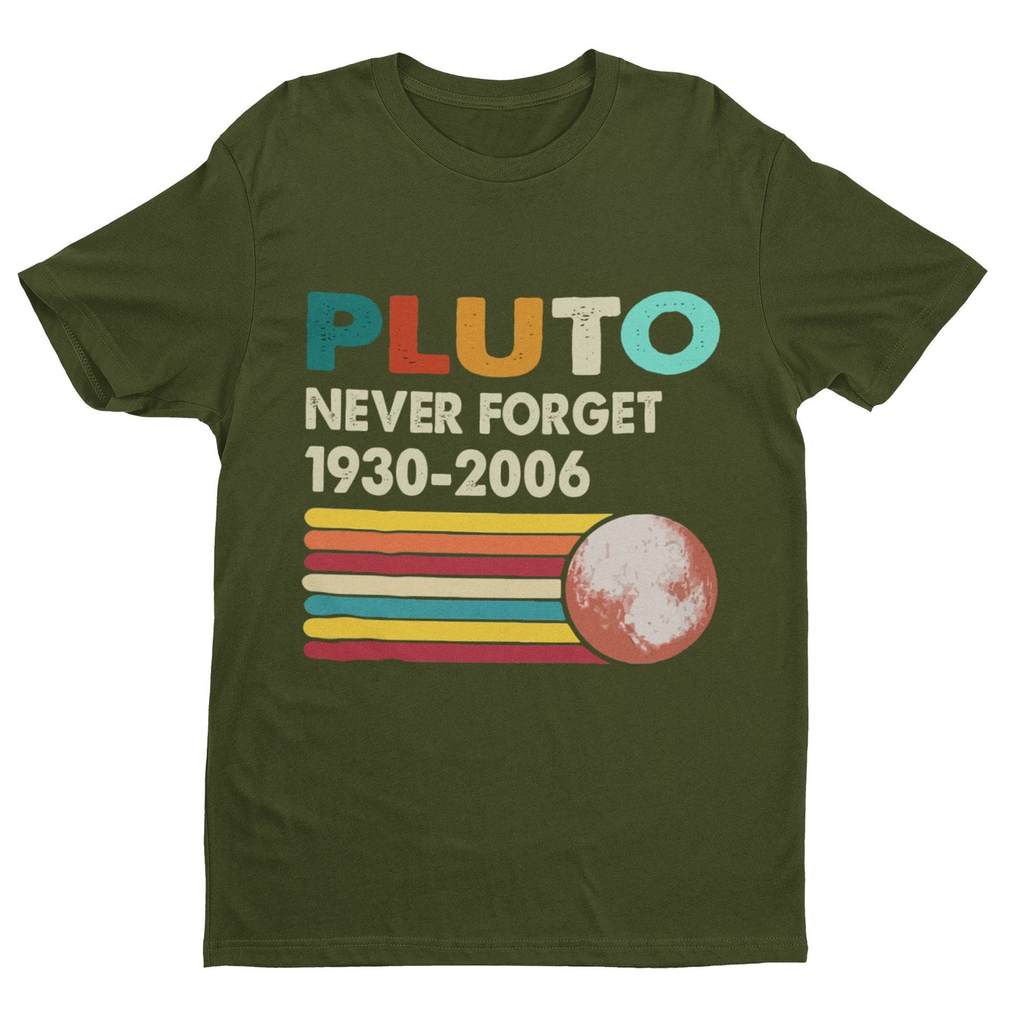 Pluto Never Forget 1930 - 2006 Funny T-Shirt gift for astronomer stargazer - product image 4