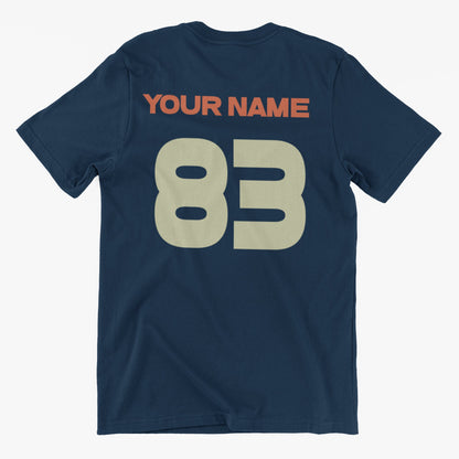 Personalised 40th Birthday T-Shirt: Gamer Style, Custom Back Print - product image 3