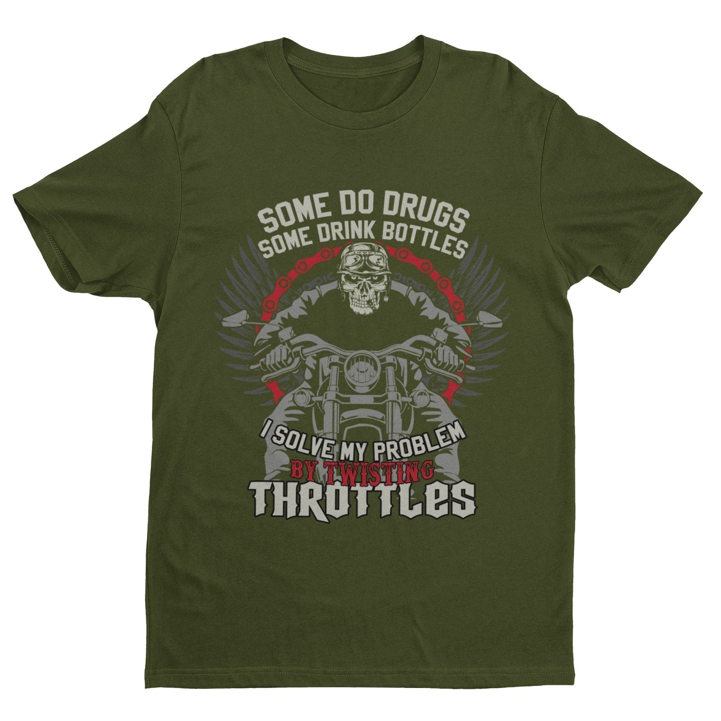 Biker T-Shirt: Twisting Throttles Motorcycle Enthusiast Gift - product image 6