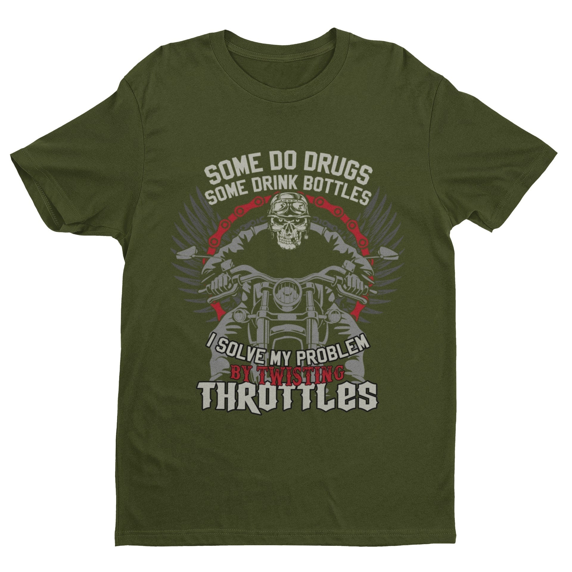 Biker T-Shirt: Twisting Throttles Motorcycle Enthusiast Gift - product image 6