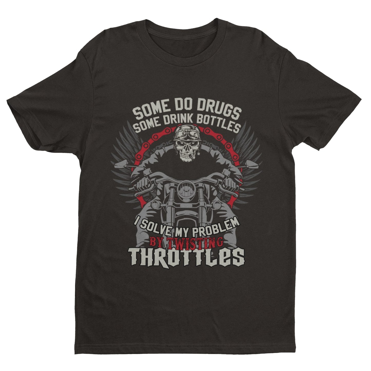 Biker T-Shirt: Twisting Throttles Motorcycle Enthusiast Gift - product image 4