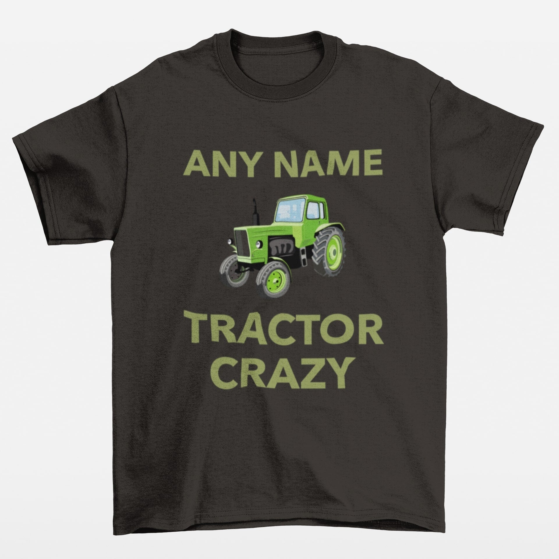 Personalised Boys Tractor T-Shirt: Custom Farming Gift