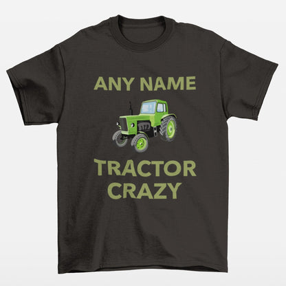 Personalised Boys Tractor T-Shirt: Custom Farming Gift