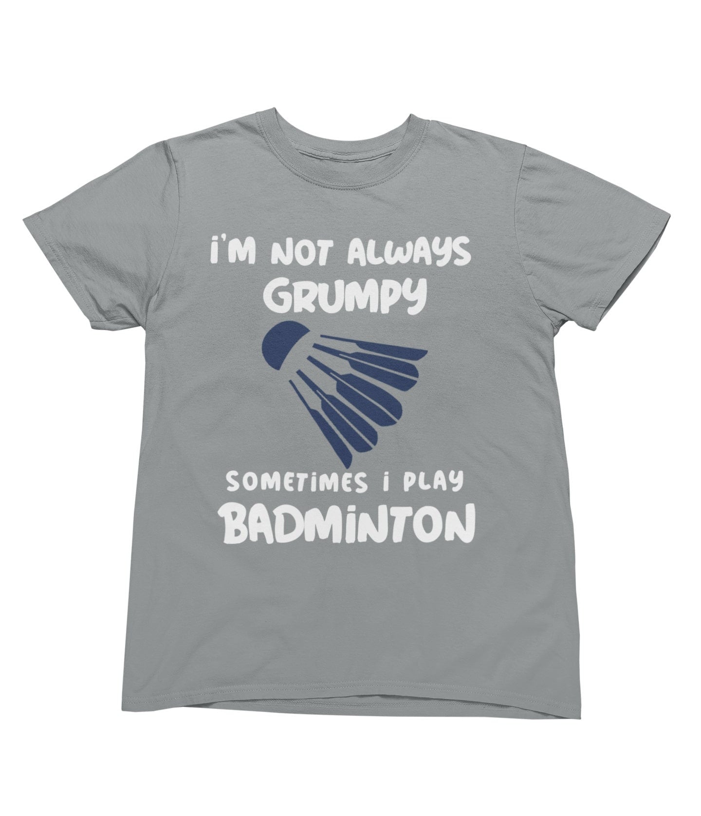 Funny Badminton T-Shirt: Grumpy Player Graphic Tee - product image 6