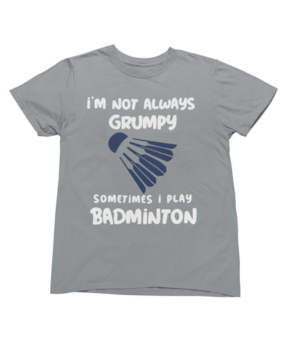 Funny Badminton T-Shirt: Grumpy Player Graphic Tee - product image 6