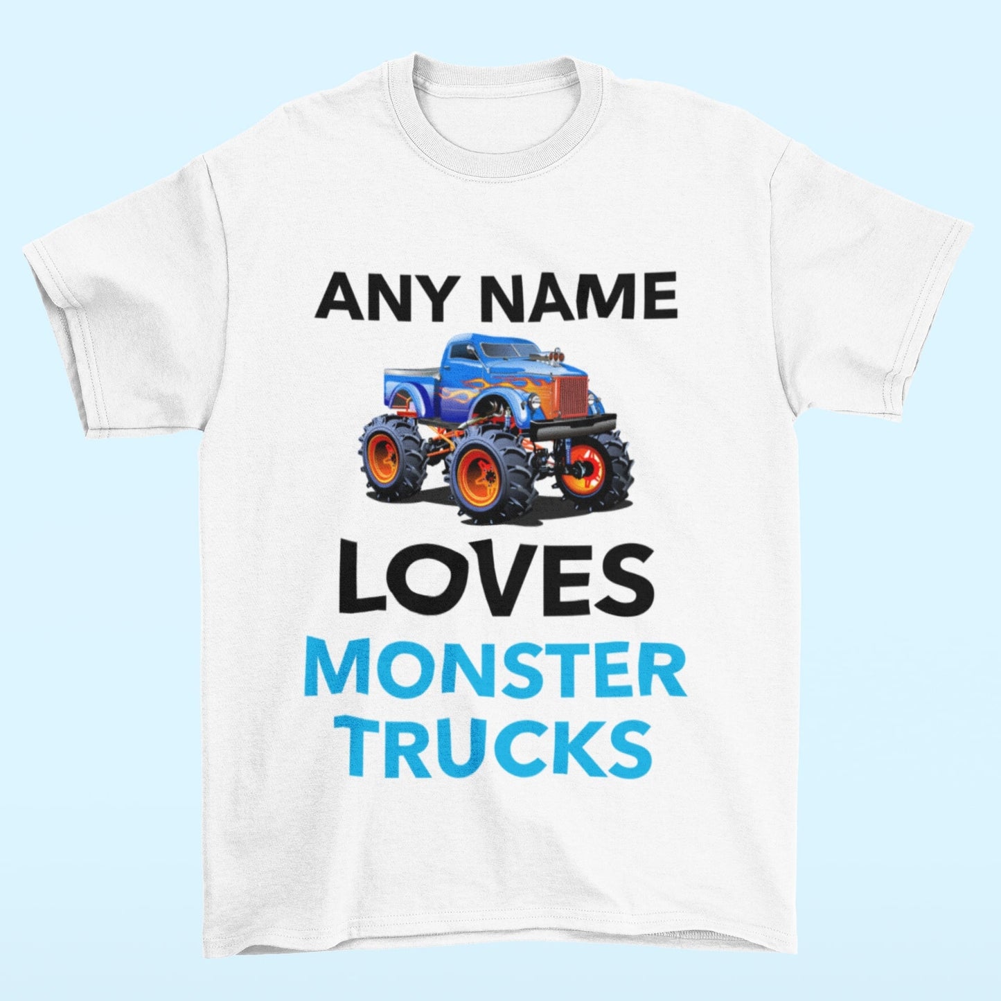Personalised Boys Monster Truck T-Shirt: Custom Name Cotton Tee - product image 5