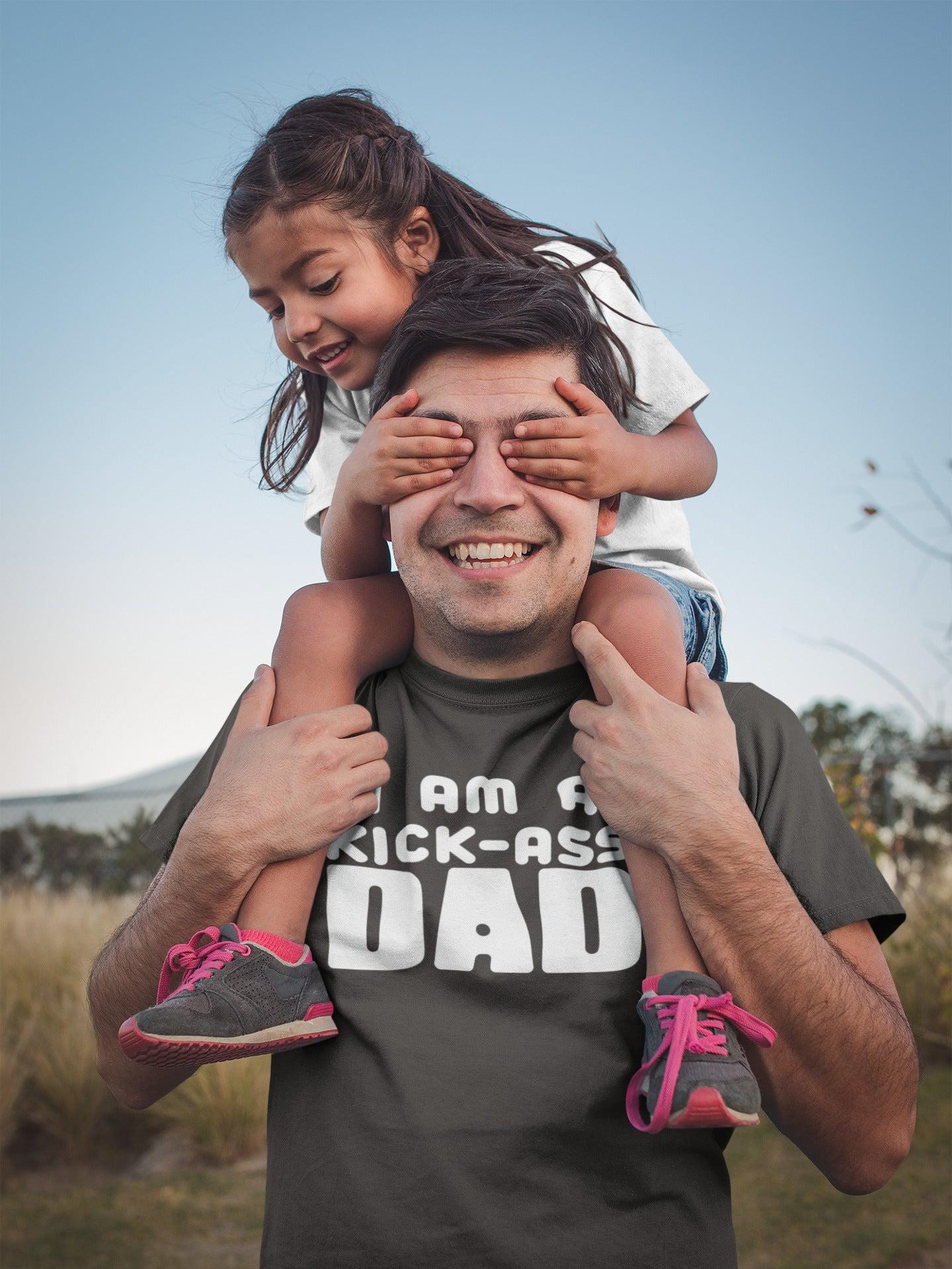 I Am A Kick-Ass Dad T-Shirt, Fun Gift for Father's Day - product image 6