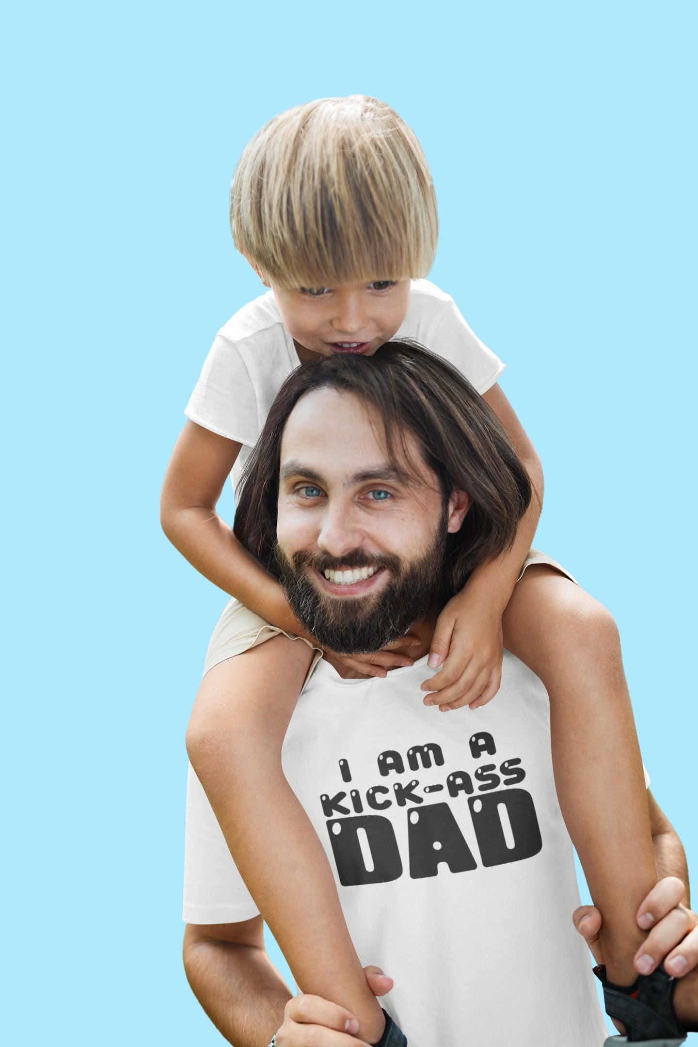 I Am A Kick-Ass Dad T-Shirt, Fun Gift for Father's Day - product image 8