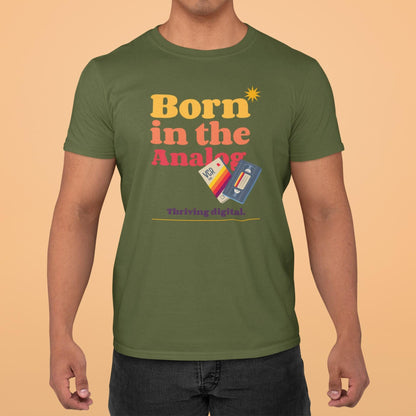 Retro VCR Tape T-Shirt: Born in the Analog Graphic Tee - product image 3