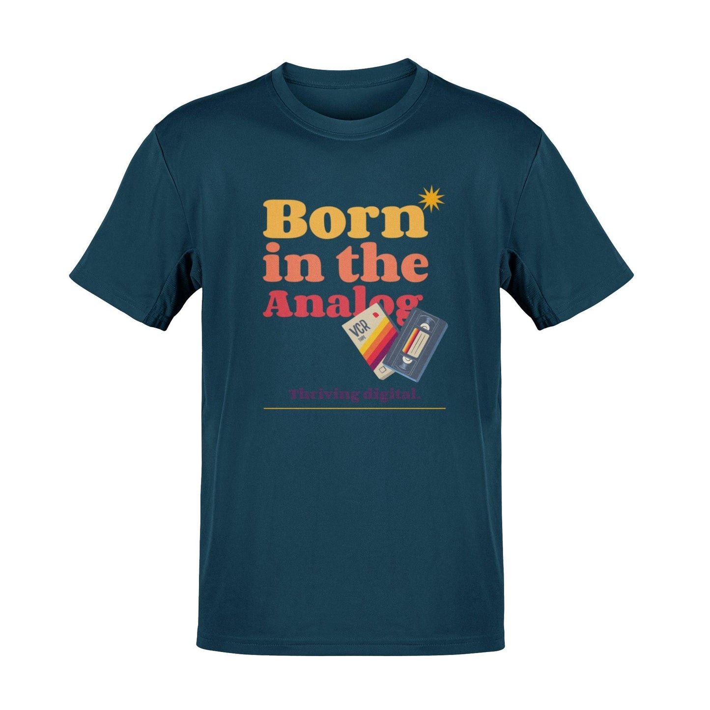 Retro VCR Tape T-Shirt: Born in the Analog Graphic Tee - product image 4